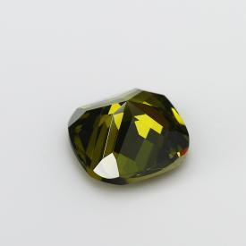 肥方 中橄榄绿 AAA 合成立方氧化锆 3x3~15x15mm