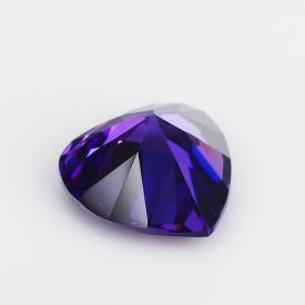 心形 中紫蓝 AAA 合成立方氧化锆 3x3~15x15mm