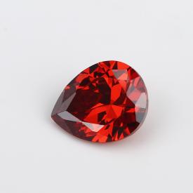 梨形 中石榴红 AAA 合成立方氧化锆 2X3~13X18mm