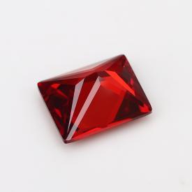 长方车花直角 中石榴红 AAA 合成立方氧化锆 2X3~13X18mm