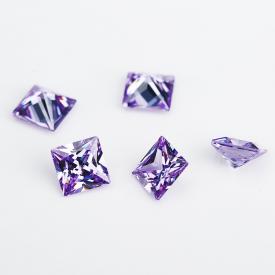 正方车花直角 变蓝 A 合成立方氧化锆 3x3~15x15mm