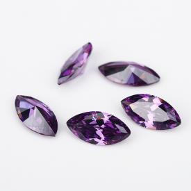 马眼 中紫红 A 合成立方氧化锆 1.5x3~8x16mm