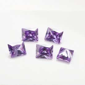 长方车花直角 变蓝 AAA 合成立方氧化锆 2X3~13X18mm