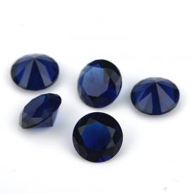 圆形 宝蓝 水晶玻璃 1~15mm