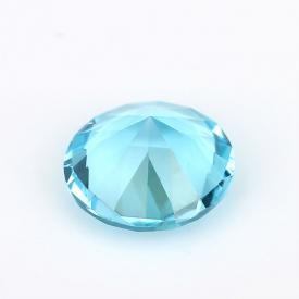 圆形 浅海蓝 水晶玻璃 1~15mm