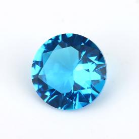 圆形 深海蓝 水晶玻璃 1~15mm