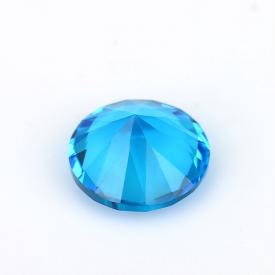 圆形 深海蓝 水晶玻璃 1~15mm