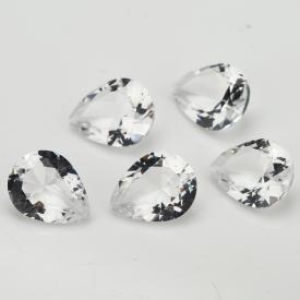 梨形 白色 水晶玻璃 2x3~13x18mm