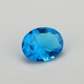 蛋形 深海蓝 水晶玻璃 2x3~13x18mm