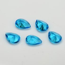 梨形 深海蓝 水晶玻璃 2x3~13x18mm