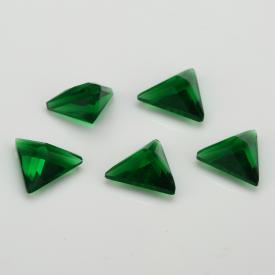 三角直角 绿色 水晶玻璃 3X3~8x8mm