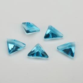 三角直角 浅海蓝 水晶玻璃 3x3~8x8mm