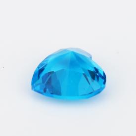 心形 深海蓝 水晶玻璃 3x3~12x12mm