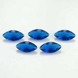 马眼 尖晶蓝 水晶玻璃 1.5x3~8x16mm