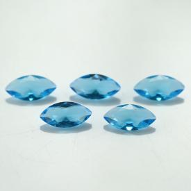 马眼 深海蓝 水晶玻璃 1.5x3~8x16mm