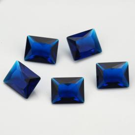 长方车花直角 尖晶蓝 水晶玻璃 2x3~10x14mm