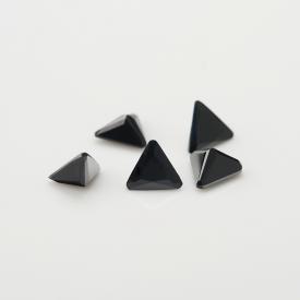 三角倒角 黑色 A 合成立方氧化锆 3x3~11x11mm