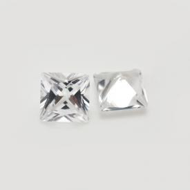 正方车花直角 白 刚玉 A级 2x2~10x10mm