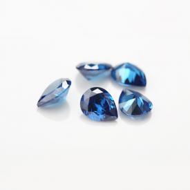 梨形 中蓝锆 AAA 立方氧化锆 2x3~15x20mm