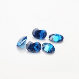 蛋形 中蓝锆 AAA 立方氧化锆 2x3~15x20mm