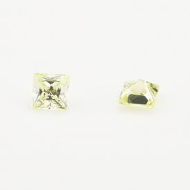 正方车花直角 果绿 AAA 立方氧化锆 3x3~15x15mm