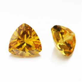 肥三角 中金黄 AA 立方氧化锆 3x3~15x15mm