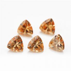 肥三角 中香槟 AAA 立方氧化锆 3x3~15x15mm