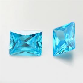 长方车花直角 中海蓝 AAA 合成立方氧化锆 1.5x3~11x15mm