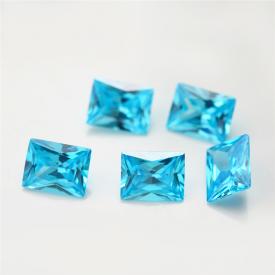 长方车花直角 中海蓝 AAA 合成立方氧化锆 1.5x3~11x15mm