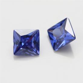 正方车花直角 中坦桑 AAA 合成立方氧化锆 3x3~15x15mm