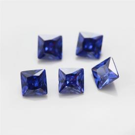 正方车花直角 中坦桑 AAA 合成立方氧化锆 3x3~15x15mm