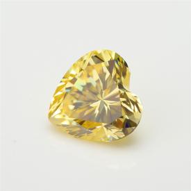 心形 中金黄 A 合成立方氧化锆 3x3~15x15mm