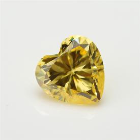 心形 中金黄 A 合成立方氧化锆 3x3~15x15mm