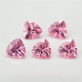 肥三角 粉红 AA 合成立方氧化锆 3X3~15X15mm