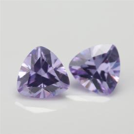 肥三角 变蓝 AAA 合成立方氧化锆 3X3~15X15mm