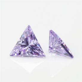 三角直角 变蓝 AA 合成立方氧化锆 3x3~11x11mm