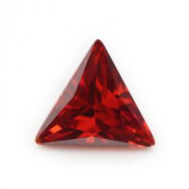 三角直角 中石榴红 AA 合成立方氧化锆 3x3~11x11mm