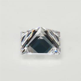 正方车花直角 白色 AA 合成立方氧化锆 3x3~15x15mm