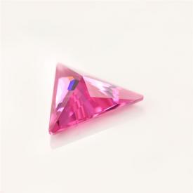 三角直角 粉红 AAA 合成立方氧化锆 3x3~15x15mm