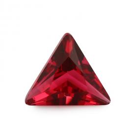 三角直角 玫红 水晶玻璃 3X3~8x8mm