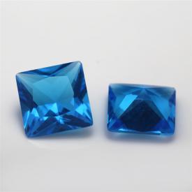 正方车花直角 深海蓝 水晶玻璃 2x2~12x12mm