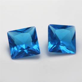 正方车花直角 深海蓝 水晶玻璃 2x2~12x12mm