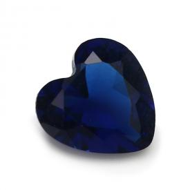 心形 宝蓝 水晶玻璃 3x3~12x12mm