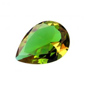 梨形订做玻 绿色 水晶玻璃