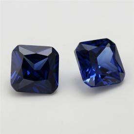 正方车花倒角 中坦桑 AAA 合成立方氧化锆 3x3~15x15mm