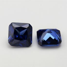 正方车花倒角 中坦桑 AAA 合成立方氧化锆 3x3~15x15mm