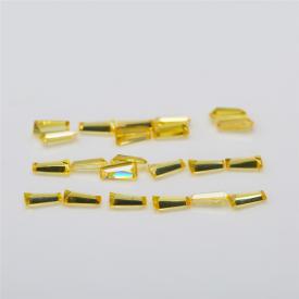 梯方 中金黄 A 合成立方氧化锆 1x2x3~5x2x1mm