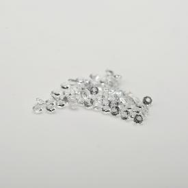 圆形 白黄玉 可蜡镶 1.0~3.0mm